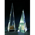 10" Pyramid Tower Optical Crystal Award